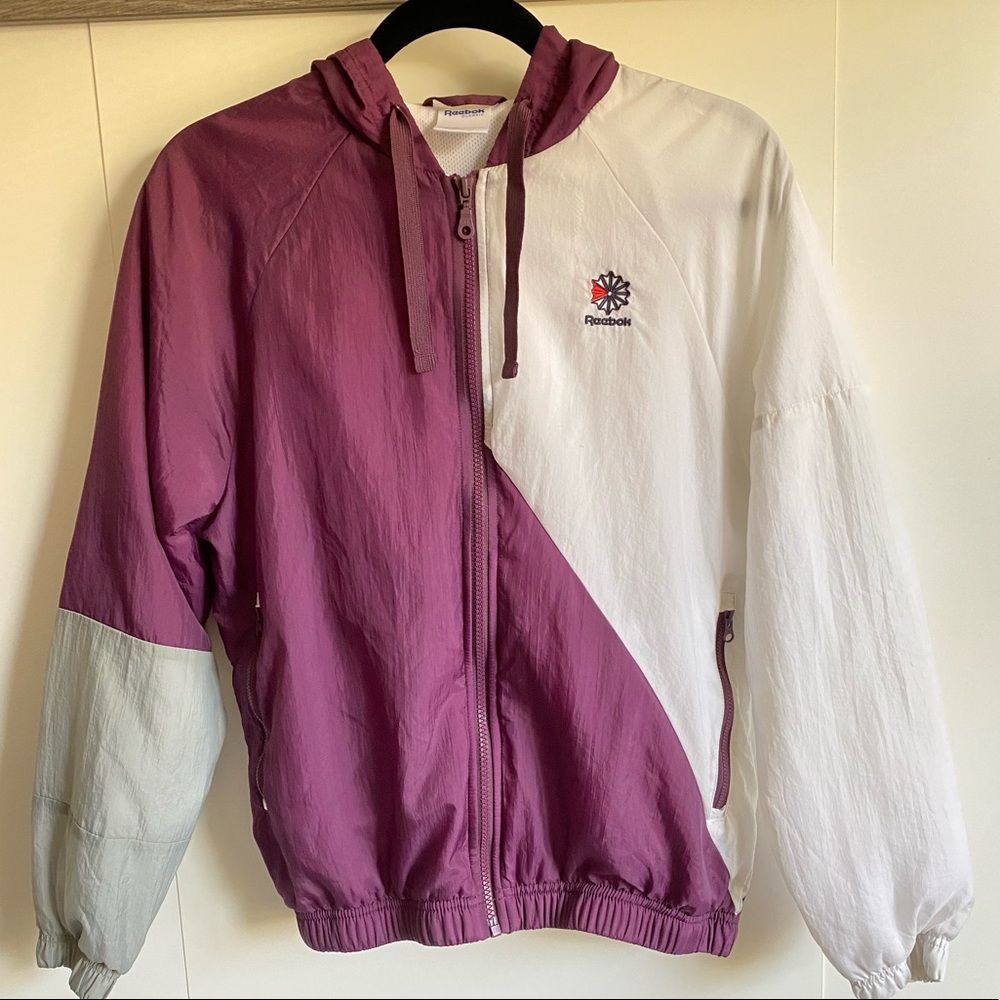 Reebok Women’s Purple & White Jacket